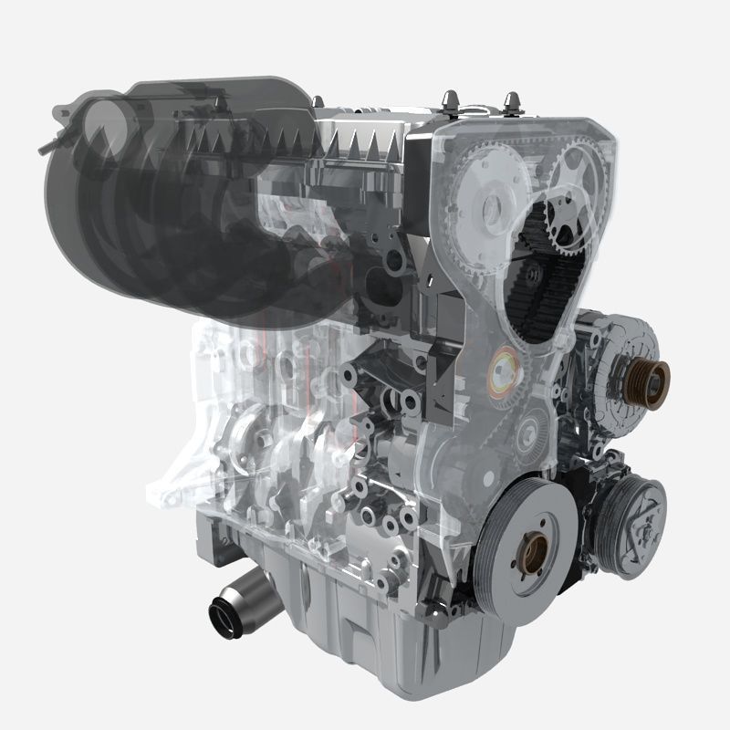 CNC Five axis machining center 3D model_11