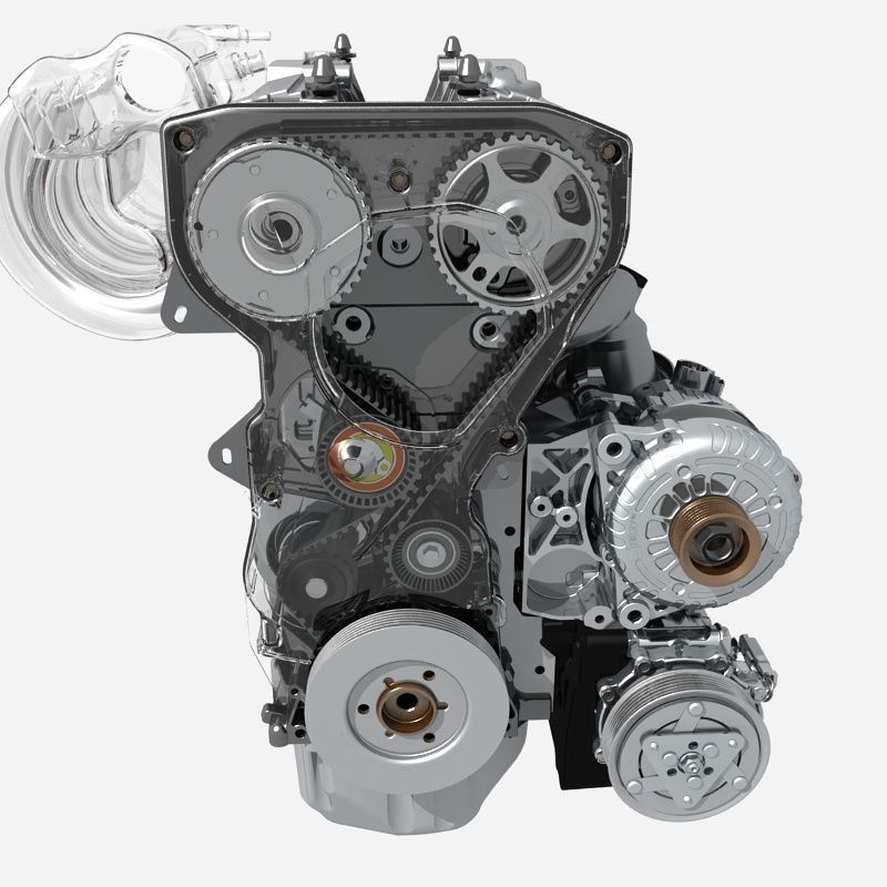 CNC Five axis machining center 3D model_2