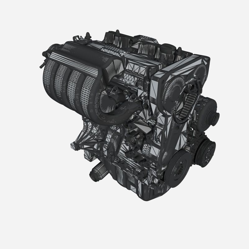 CNC Five axis machining center 3D model_14