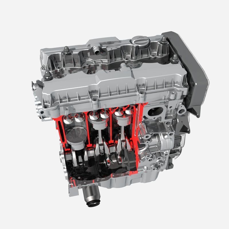 CNC Five axis machining center 3D model_6