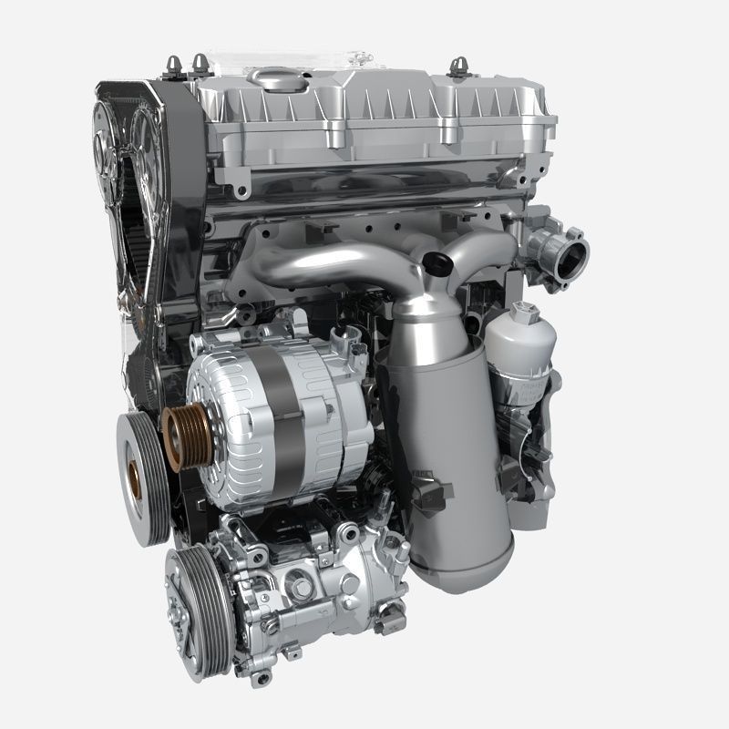 CNC Five axis machining center 3D model_3