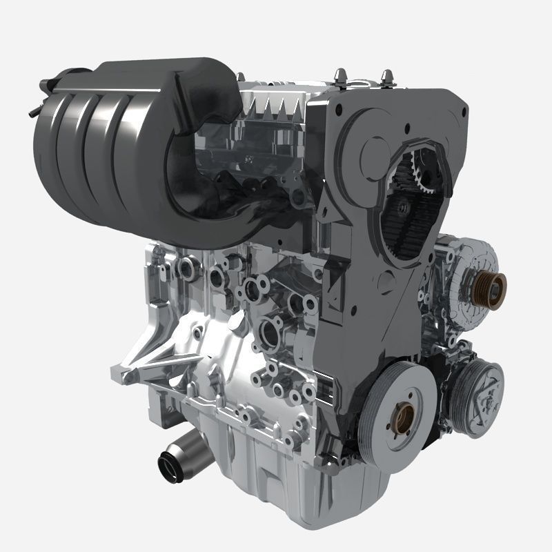 CNC Five axis machining center 3D model_10