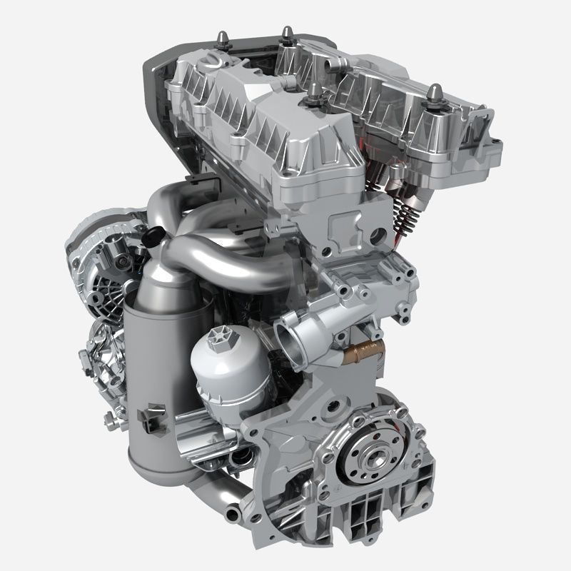 CNC Five axis machining center 3D model_4