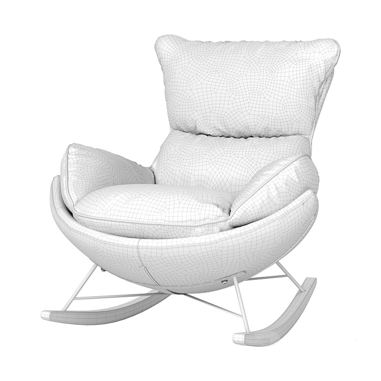 Armchair Loft Design 3D model_1
