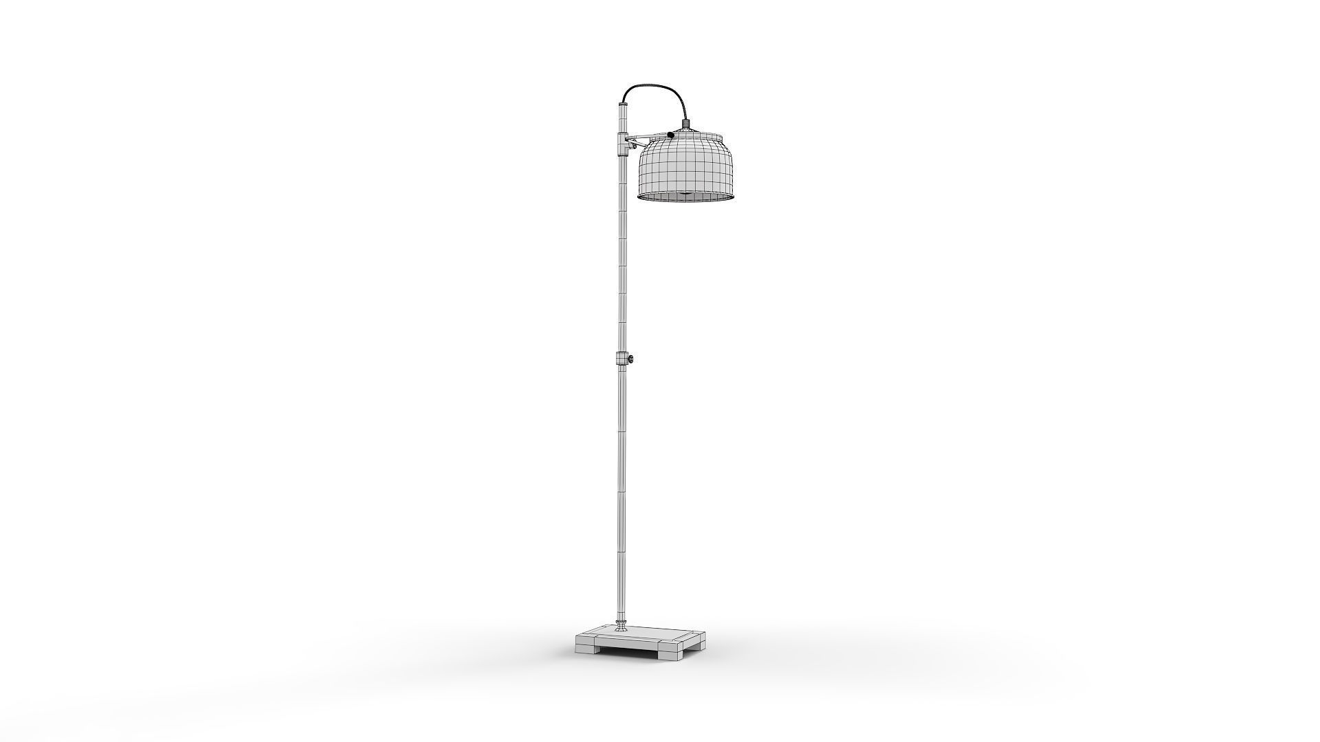 Uttermost Bessemer Industrial Floor Lamp 3D model_2