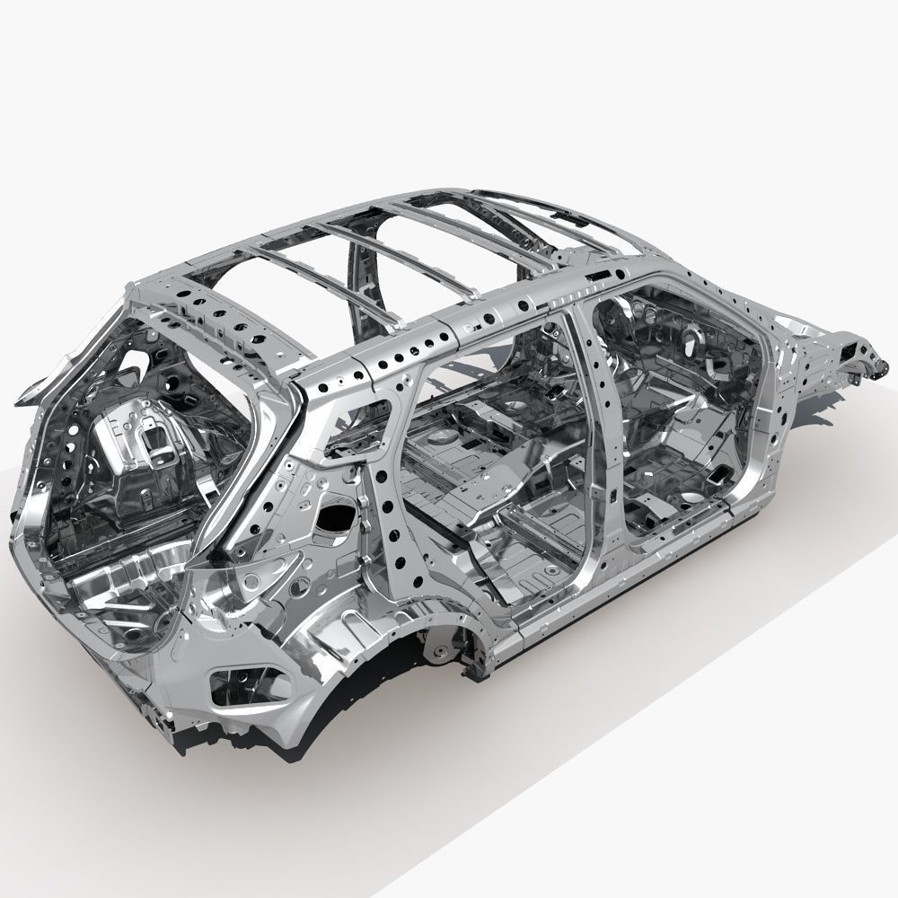 SUV Frame 3D model_5