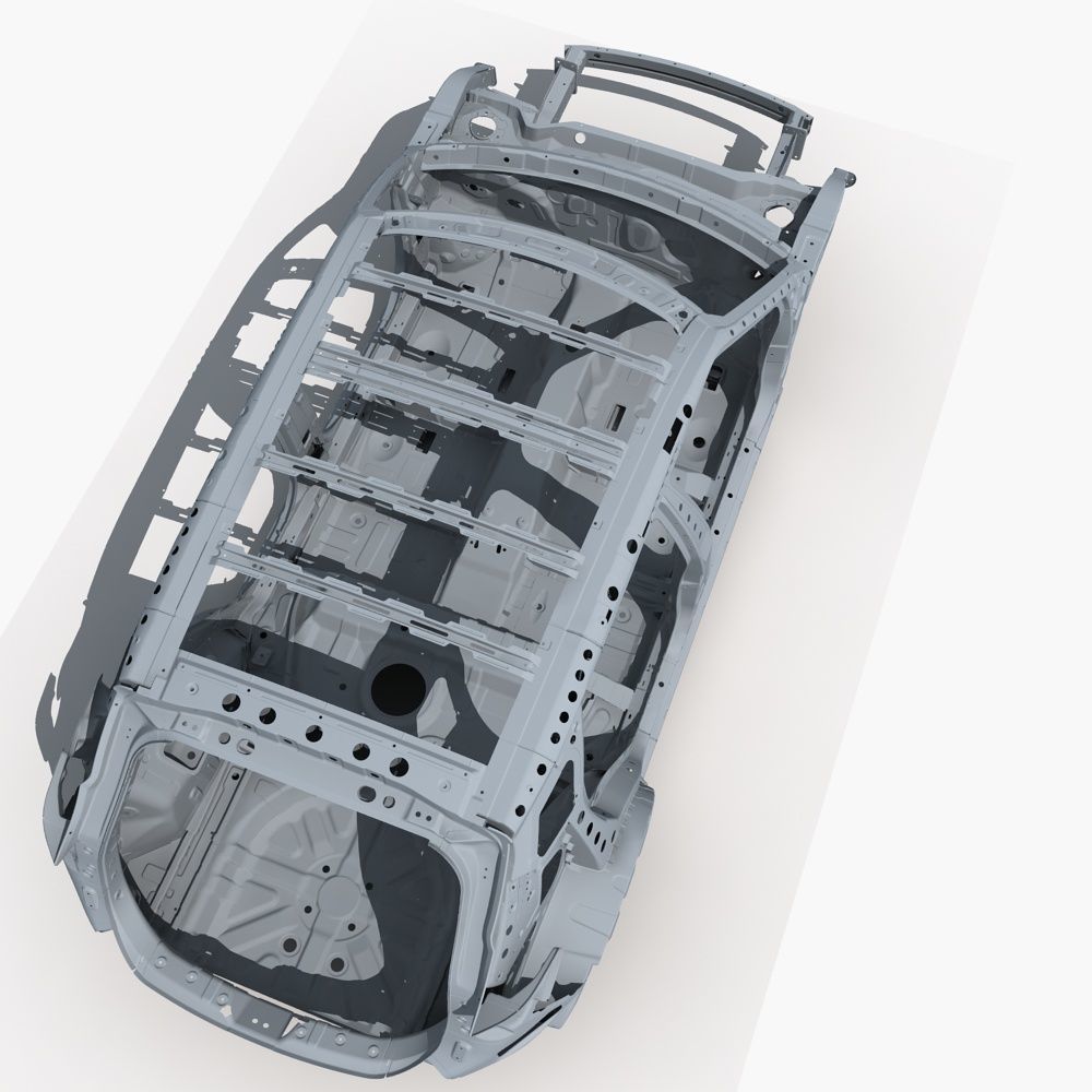 SUV Frame 3D model_14