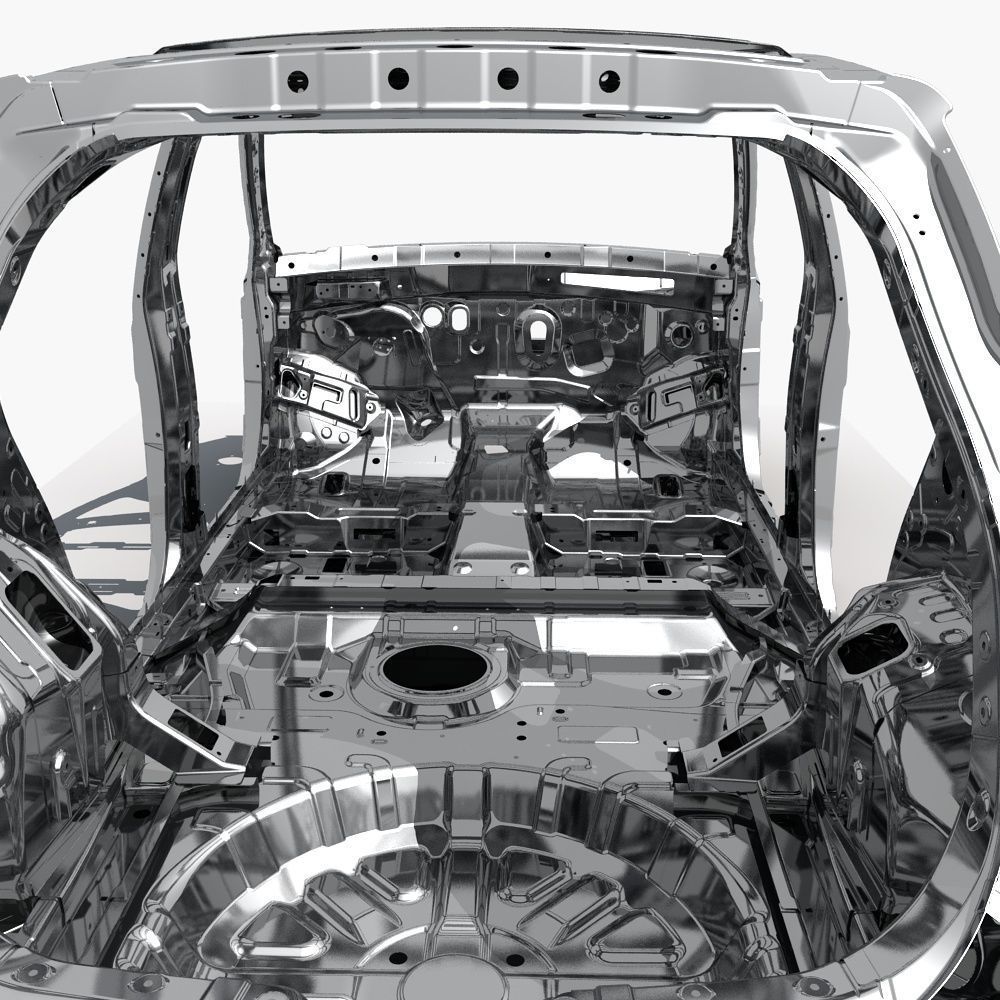 SUV Frame 3D model_12