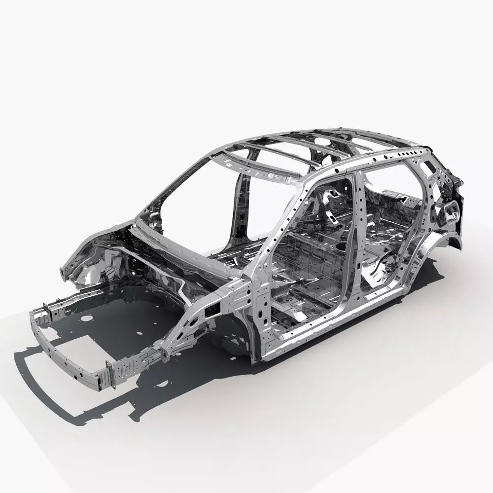 SUV Frame 3D model_0