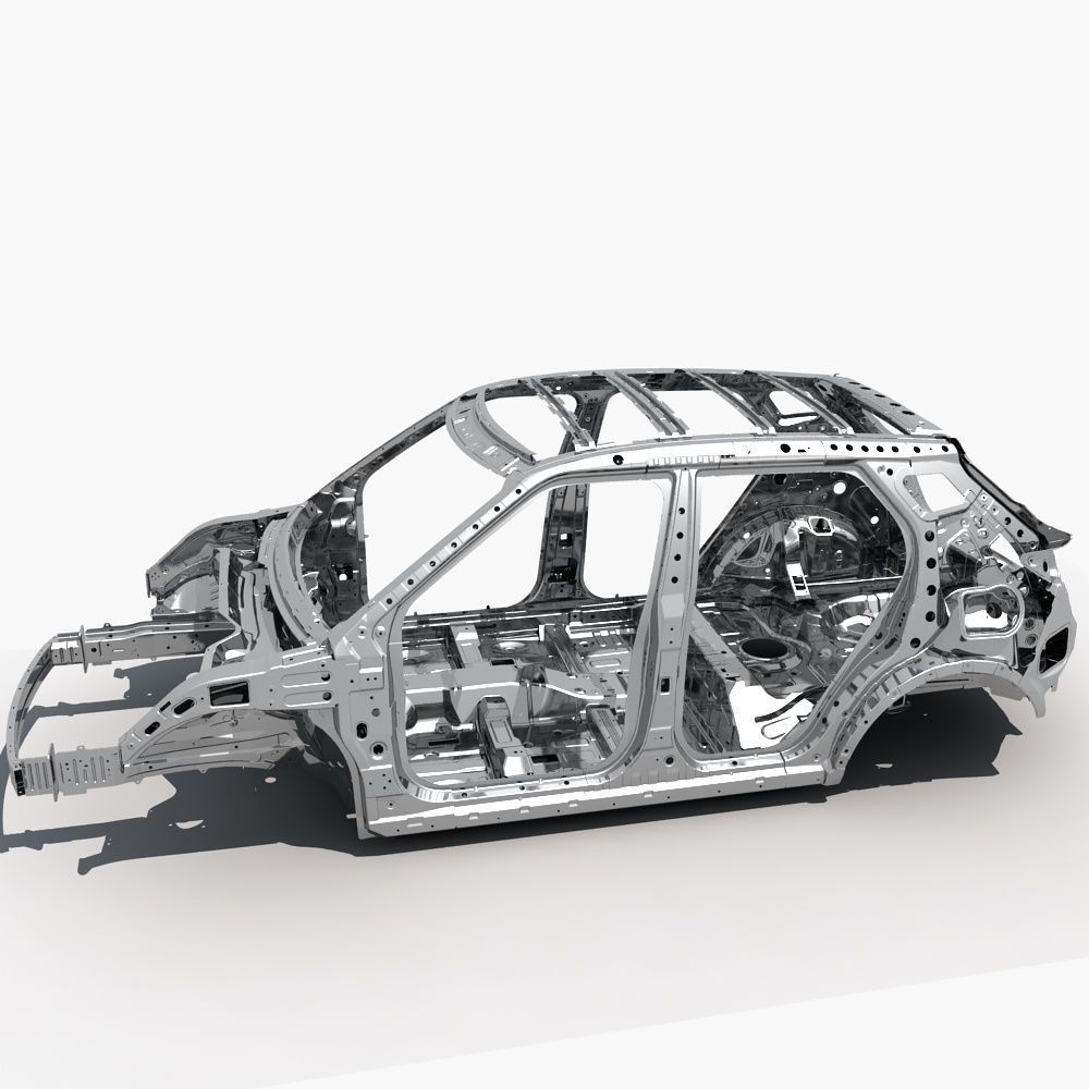 SUV Frame 3D model_1