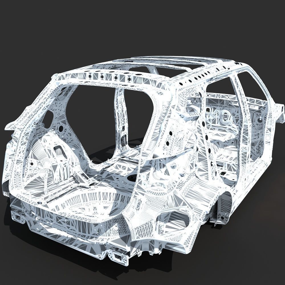 SUV Frame 3D model_18