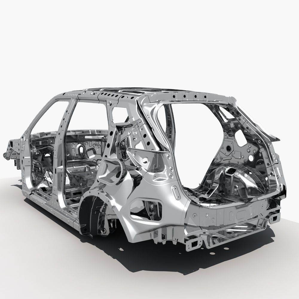 SUV Frame 3D model_3