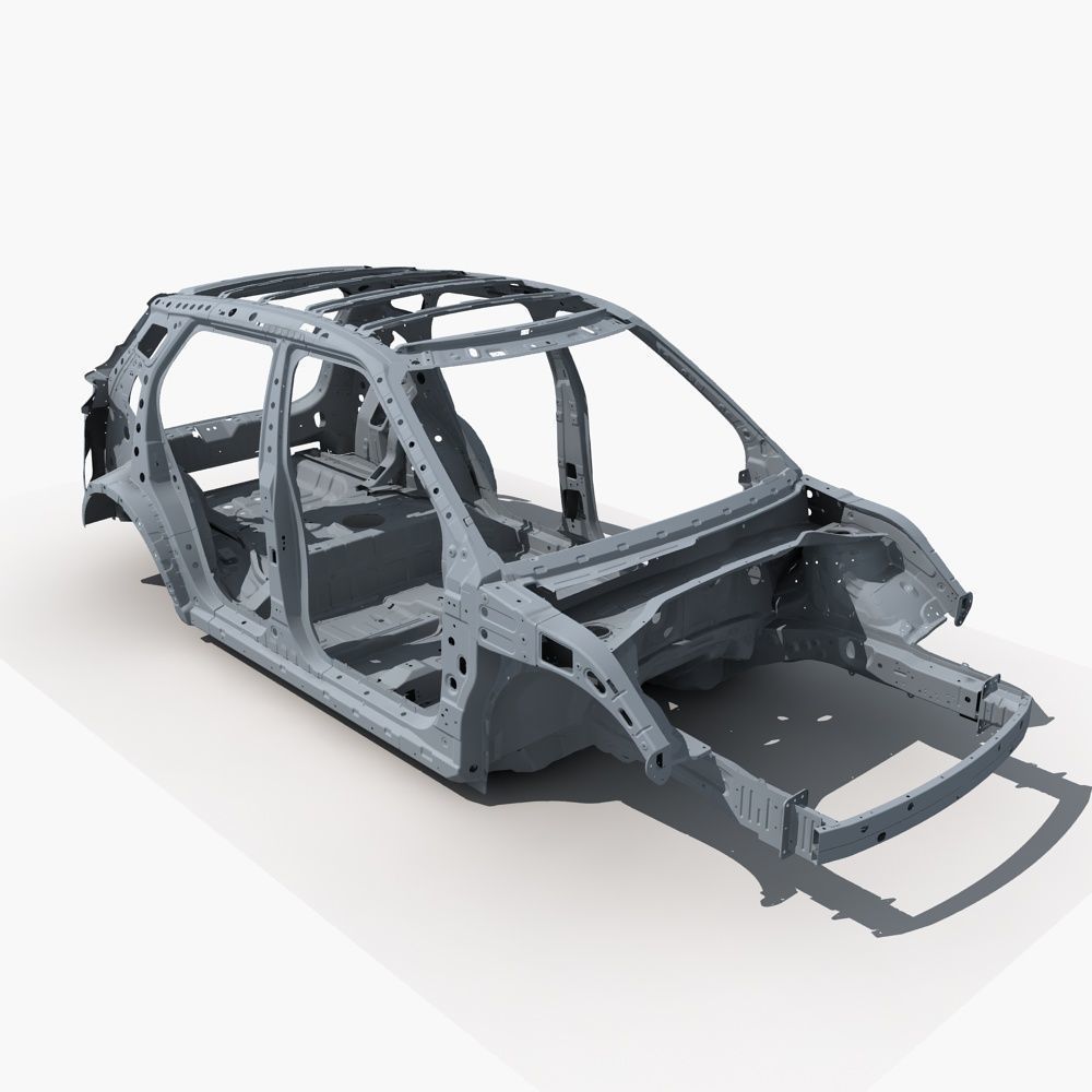 SUV Frame 3D model_13