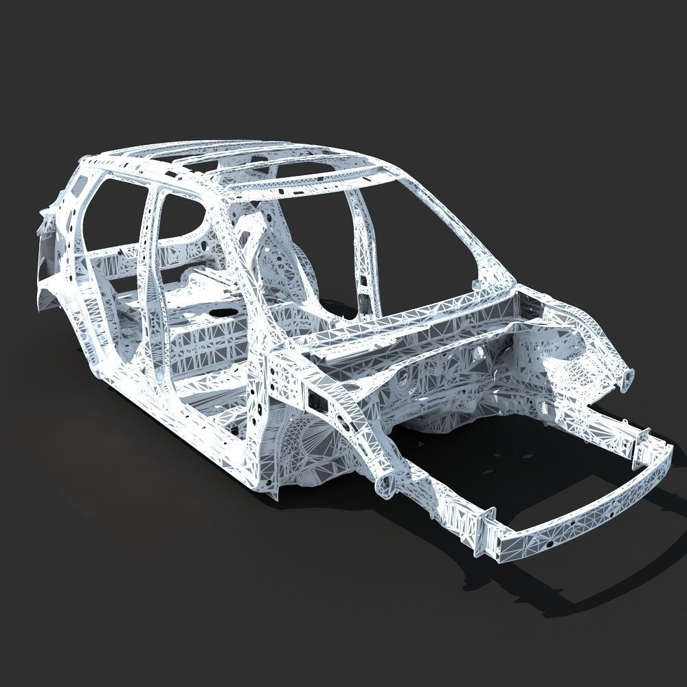 SUV Frame 3D model_19