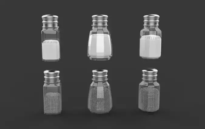 Salt and Peppers Shakers  3D model