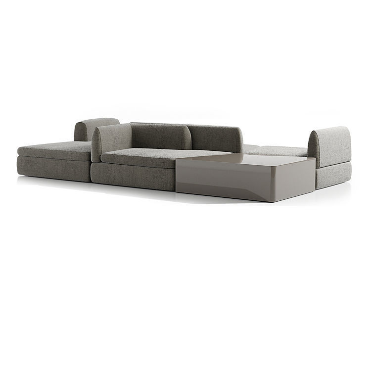 Sofa puzzle design 3D model_5