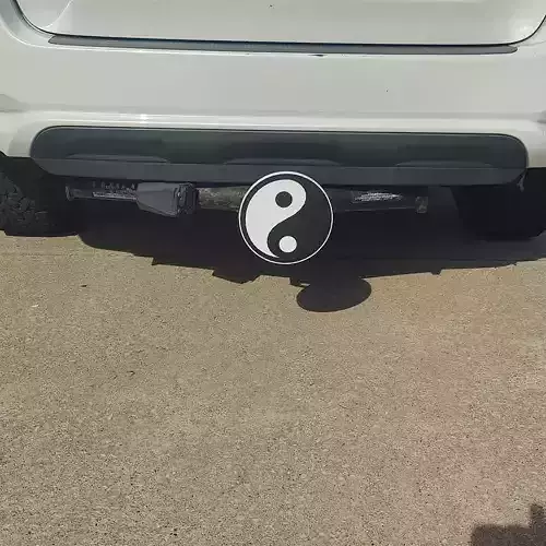 Ying Yang Trailer Hitch Cover