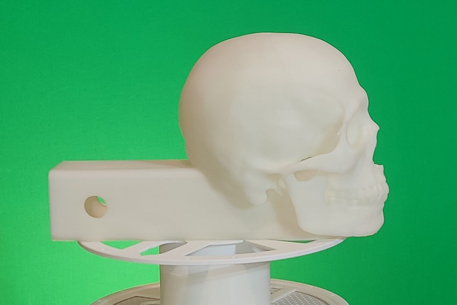 Skully the Trailer Hitch Cover 3D print model_4