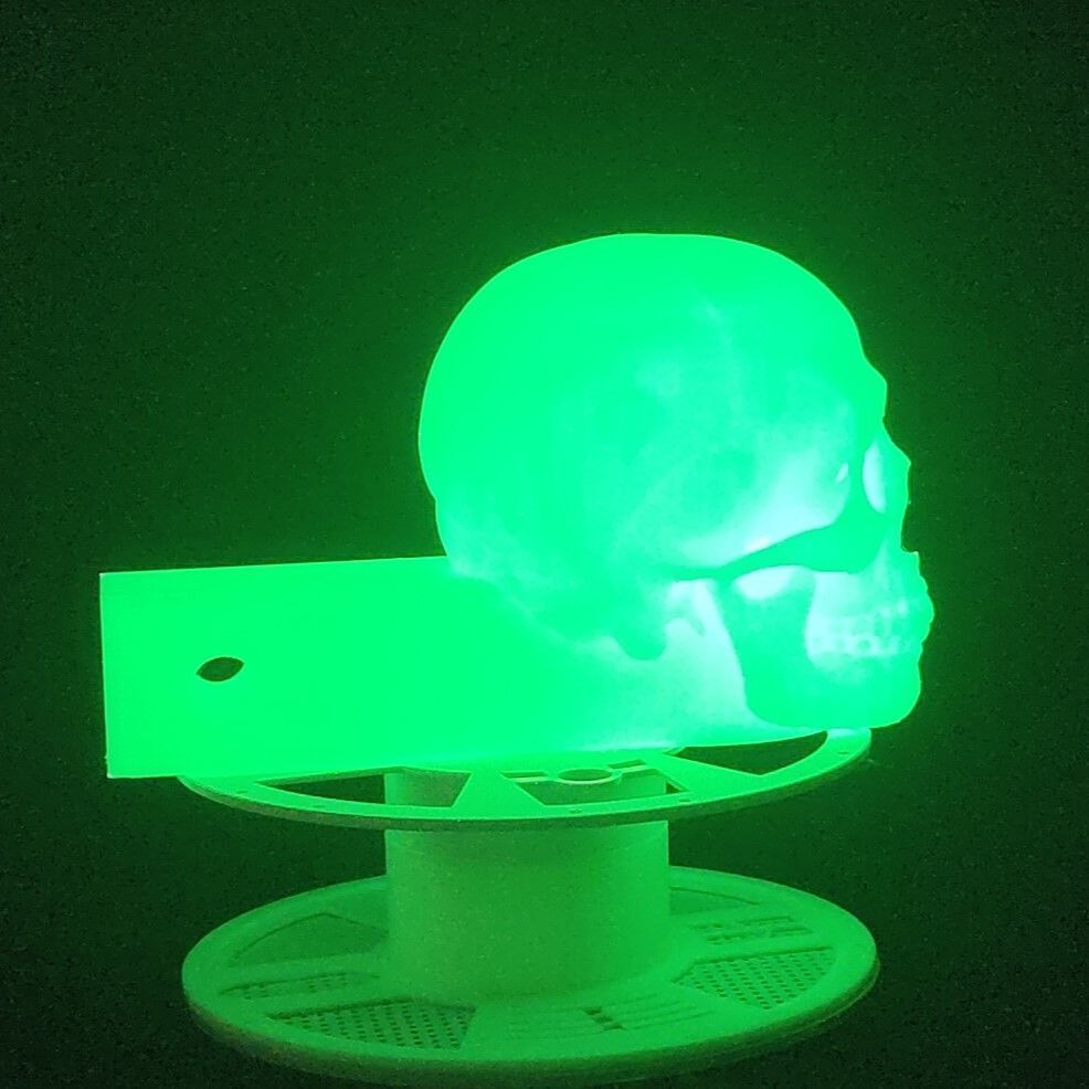 Skully the Trailer Hitch Cover 3D print model_7