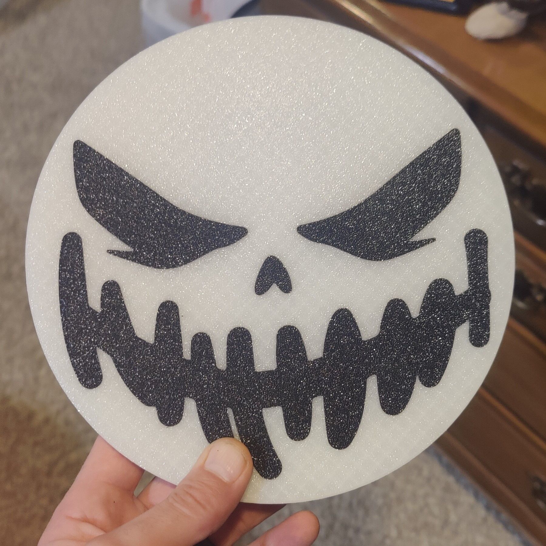 Mr Mean Trailer Hitch Cover 3D print model_3