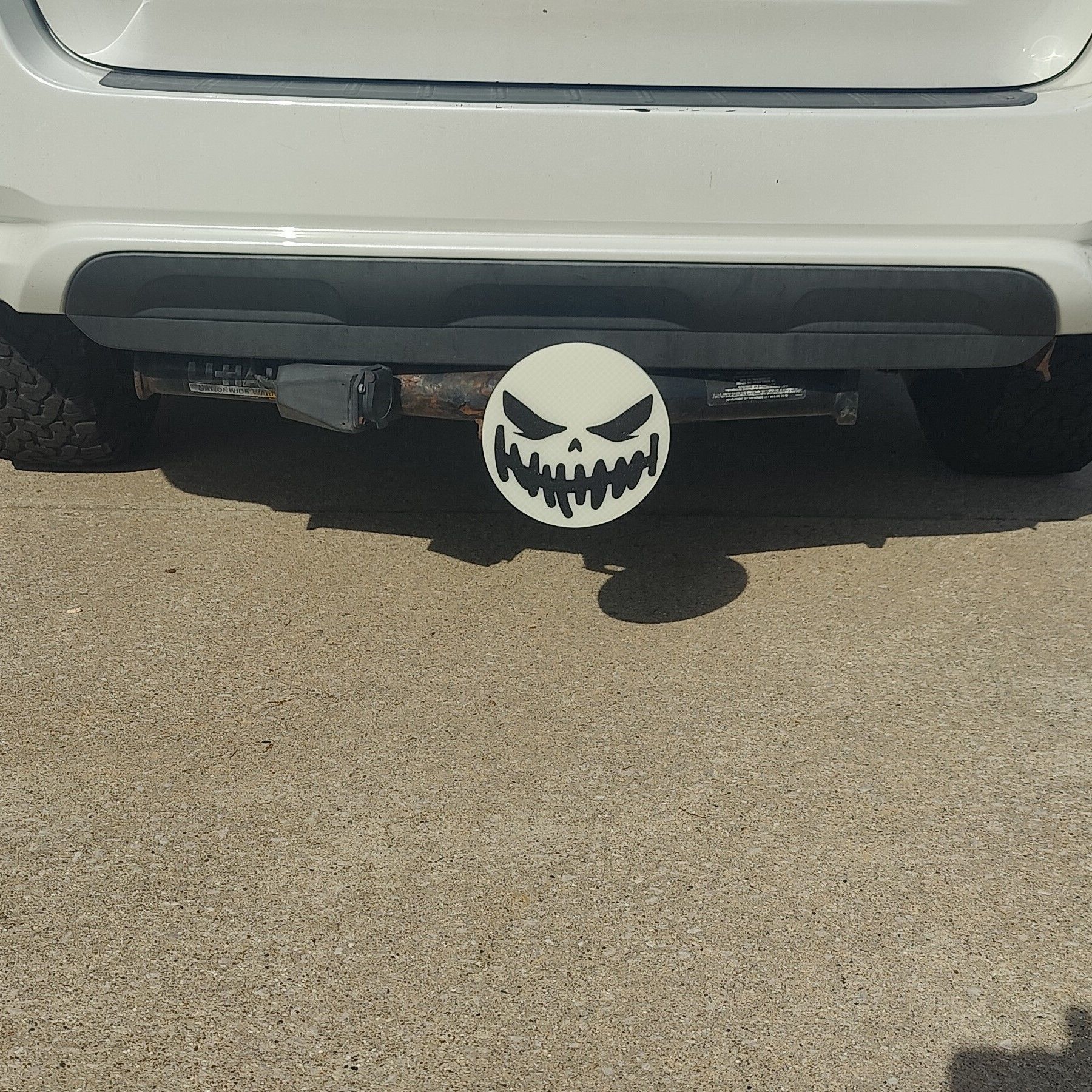 Mr Mean Trailer Hitch Cover 3D print model_12