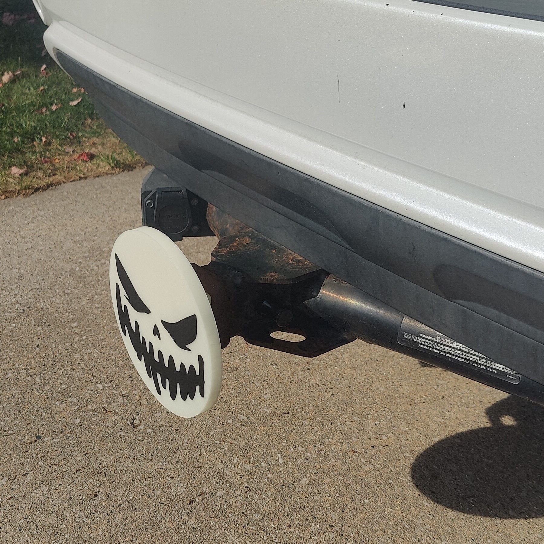 Mr Mean Trailer Hitch Cover 3D print model_10