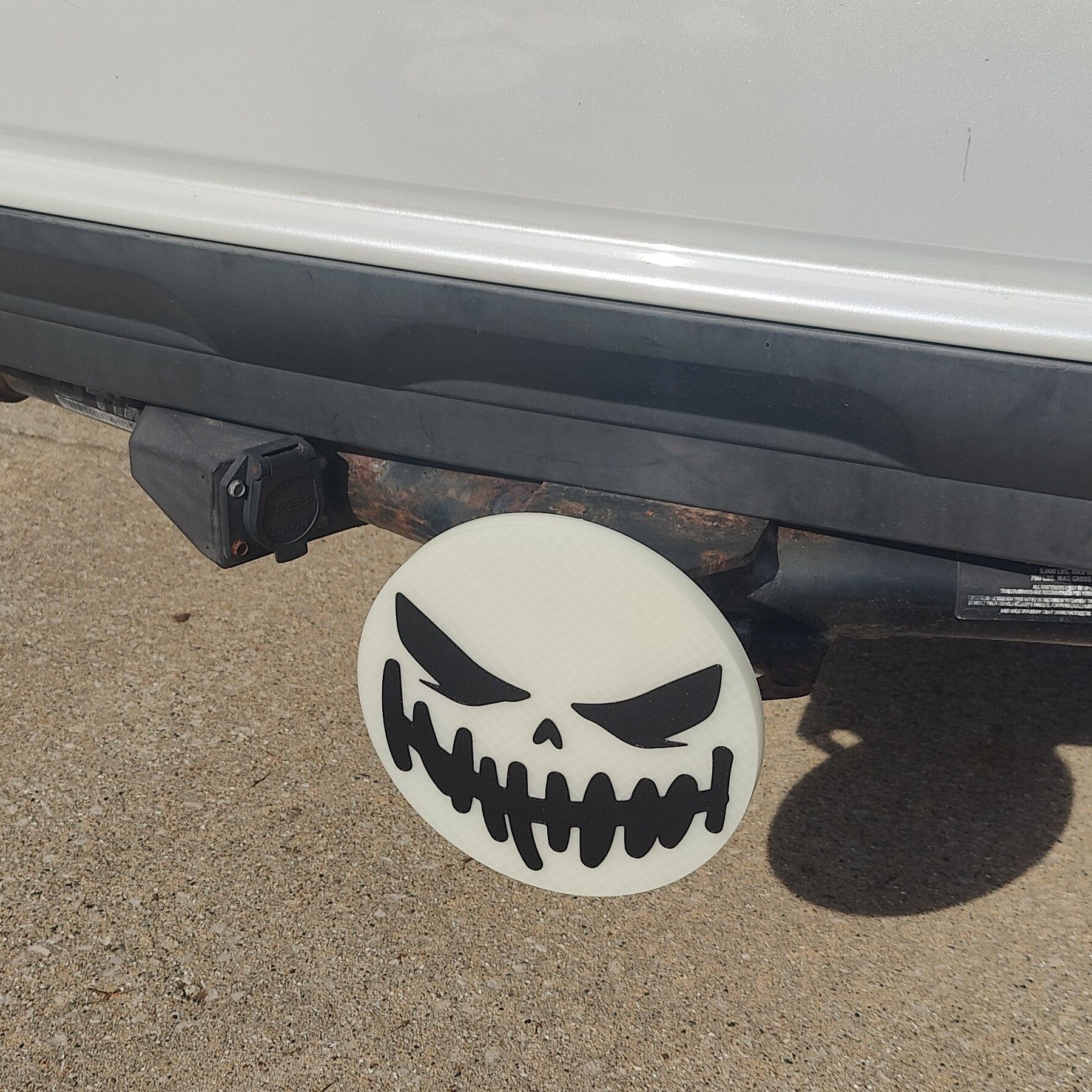Mr Mean Trailer Hitch Cover 3D print model_11