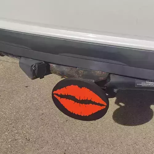 Kiss Lips Trailer Hitch Cover