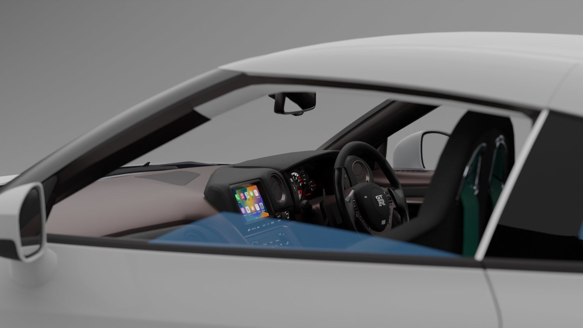 Nissan GTR 3D model_2