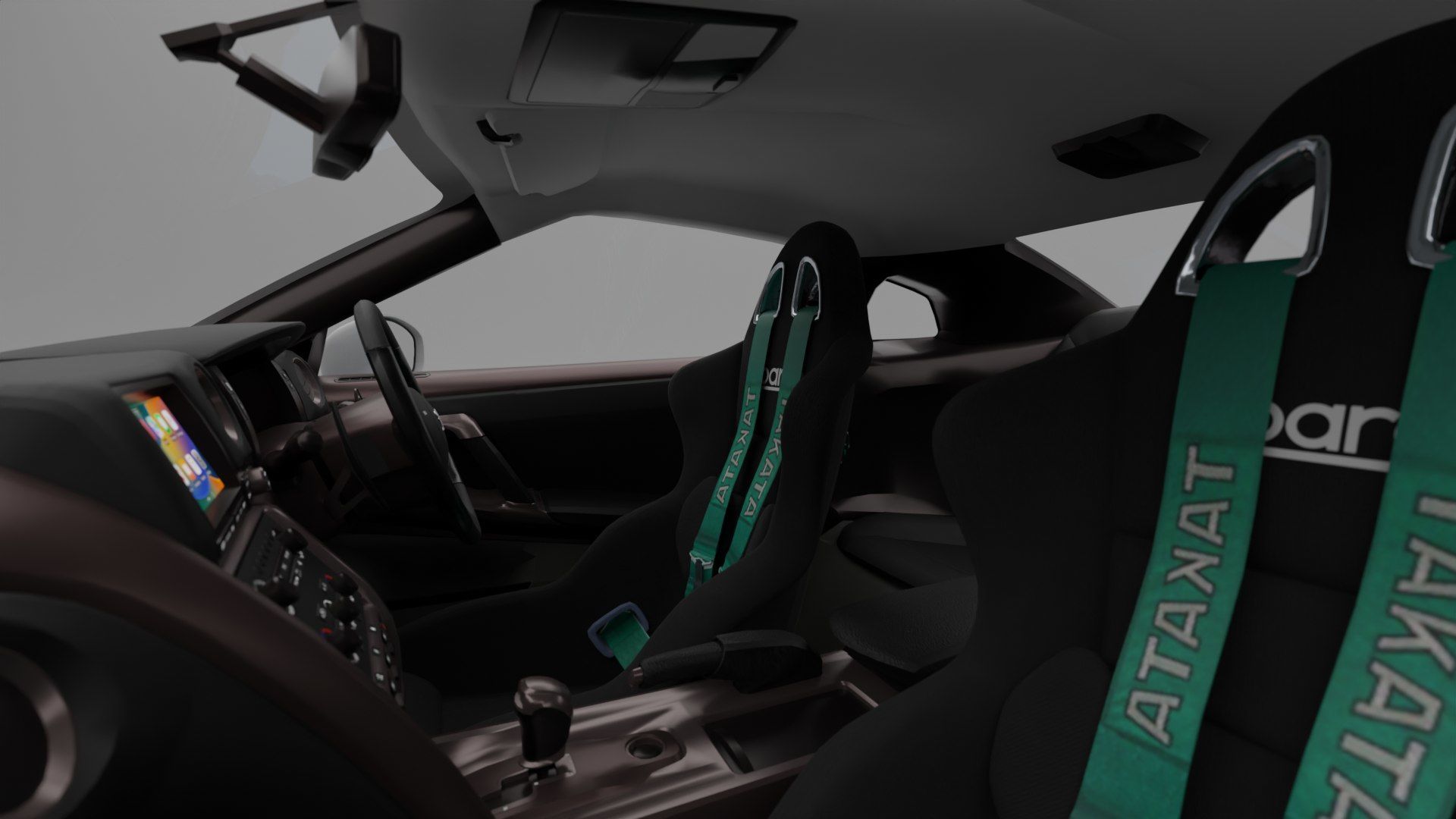 Nissan GTR 3D model_3