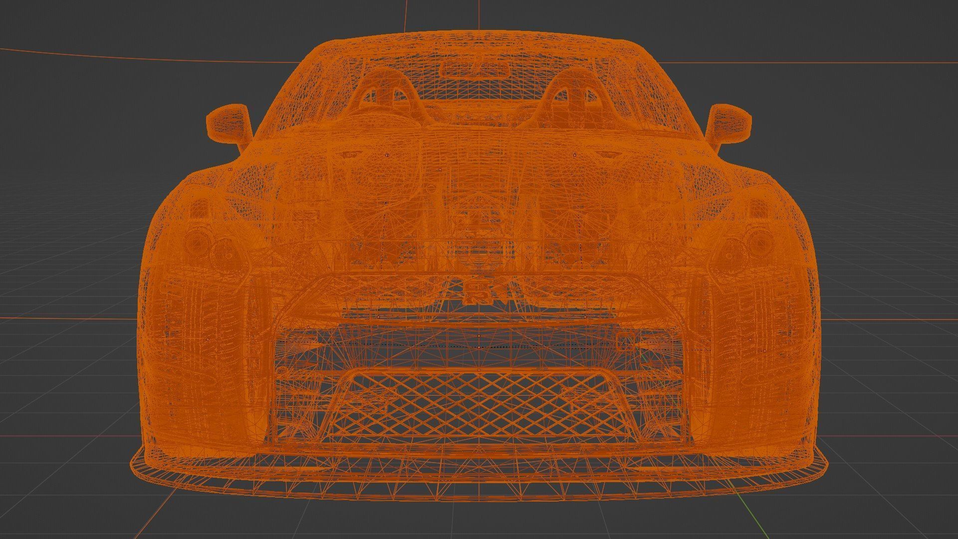 Nissan GTR 3D model_5