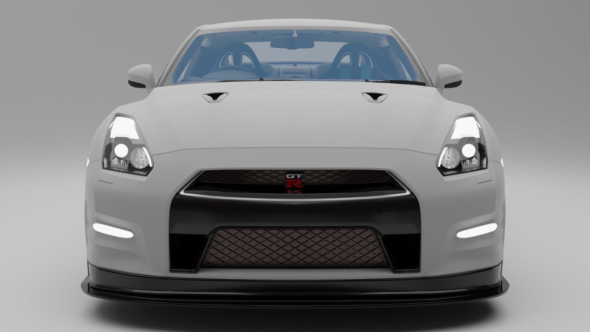 Nissan GTR 3D model_4