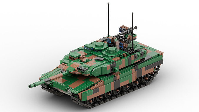 MocBricks3D - Lego Leopard2 A7 3D print model