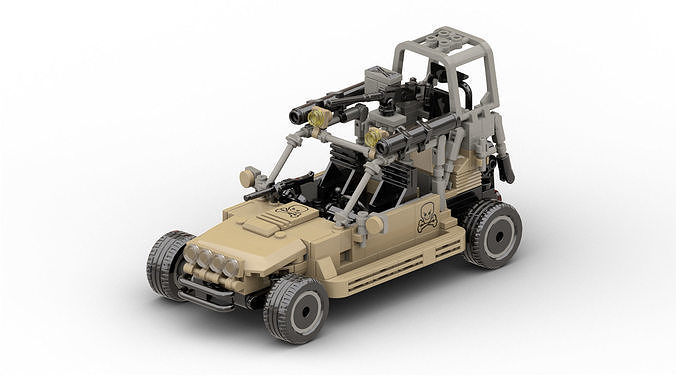 MocBricks3D - Lego Military Buggy 3D print model