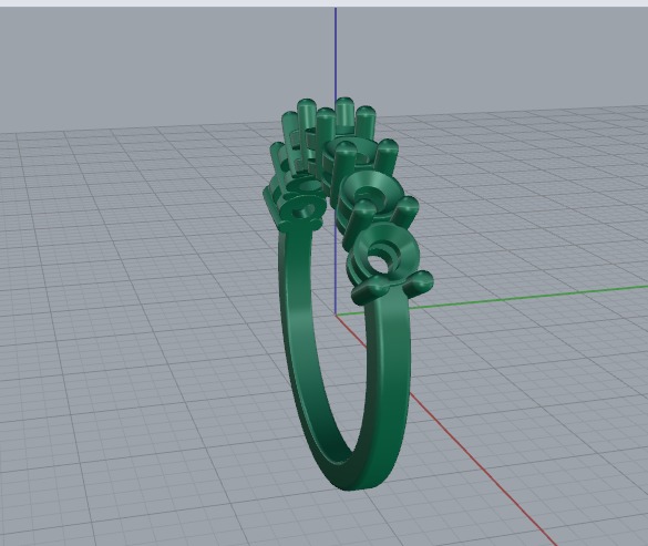 Ring Model 6561 3D print model_3