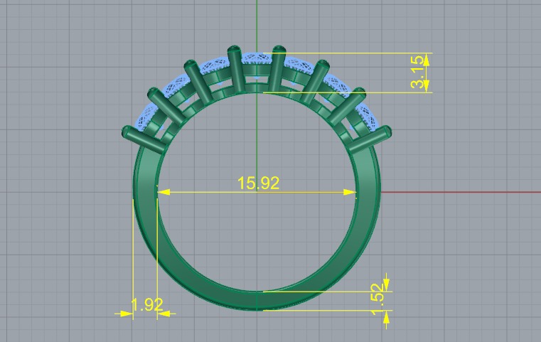 Ring Model 6561 3D print model_5