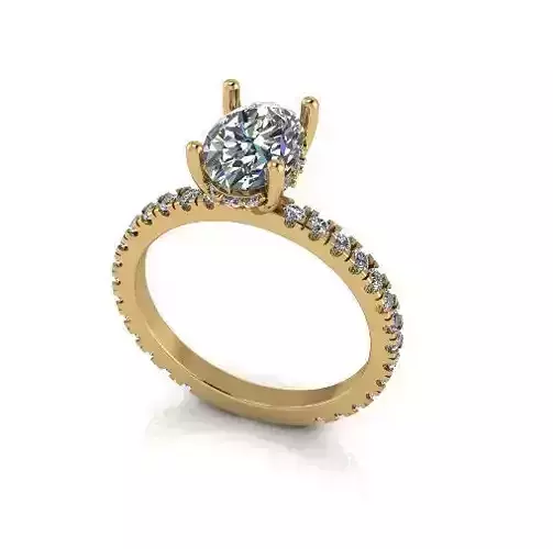 Solitaire ring Model 6558