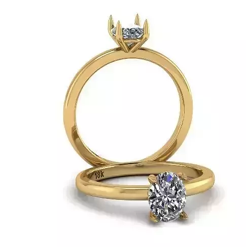 Solitaire ring Model 6553