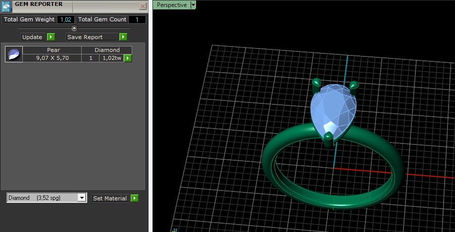 Ring pear Model 6548 3D print model_7
