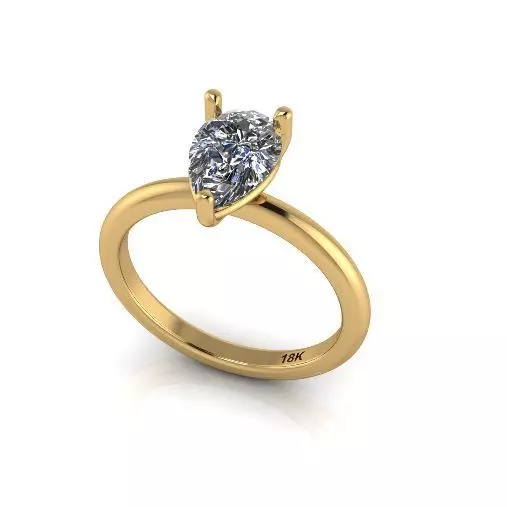 Ring pear Model 6548 3D print model_0