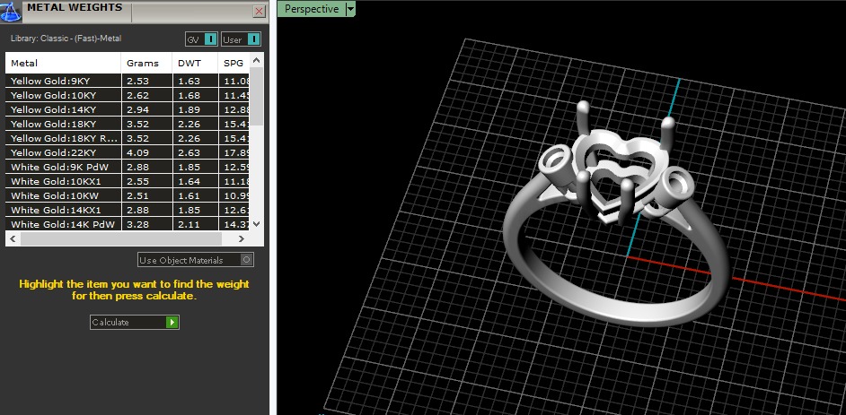 Heart ring Model 6544 3D print model_6