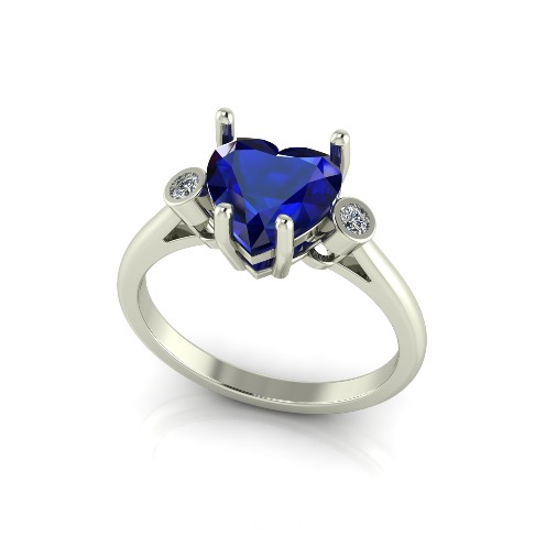 Heart ring Model 6544 3D print model_1
