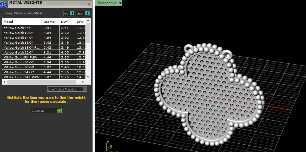 Pendant Model 6542 3D print model_7