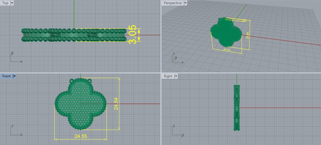 Pendant Model 6542 3D print model_6