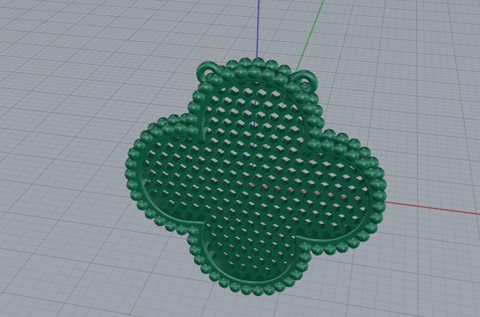 Pendant Model 6542 3D print model_3