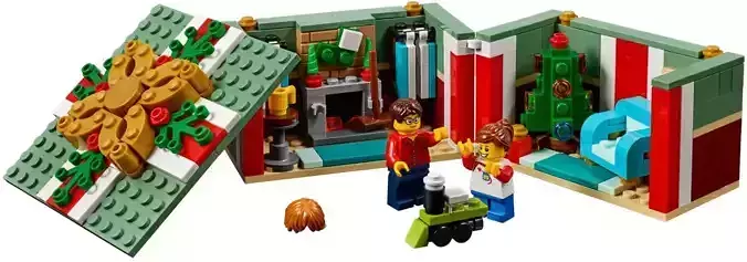 PixelBricks3D - Lego Christmas Gift Box  3D print model
