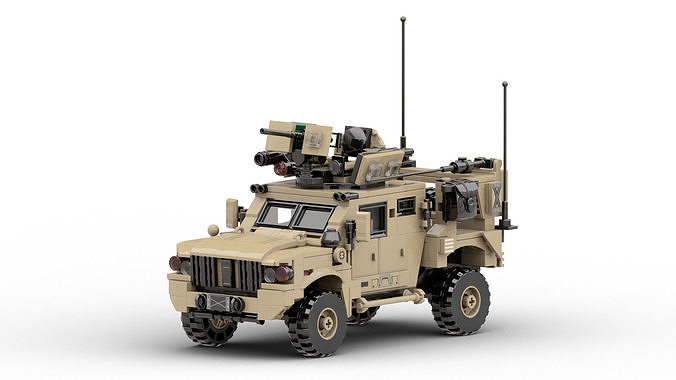 MocBricks3D - Lego Oshkosh L-ATV 3D print model