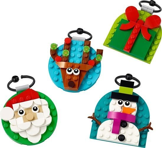 PixelBricks3D - Lego Christmas Ornament  3D print model