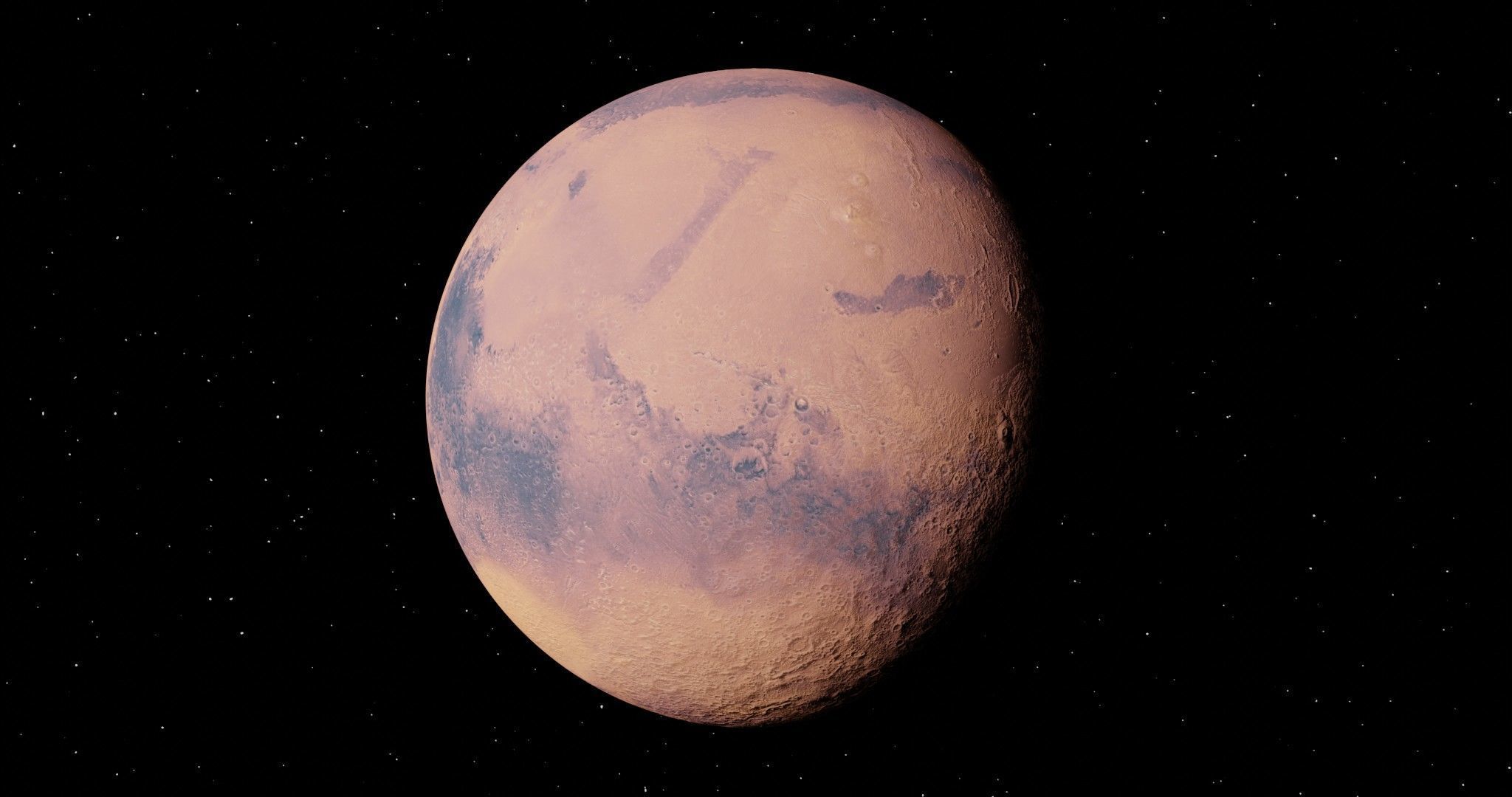 Scifi Terraforming Mars - animated 3D model_1