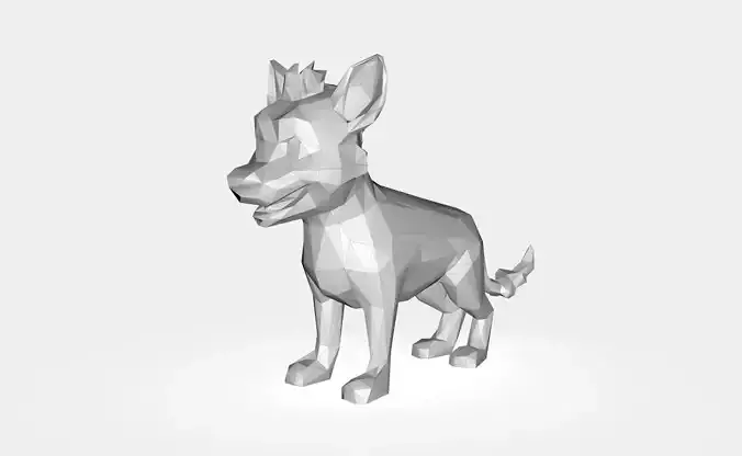 Hyena Low poly 